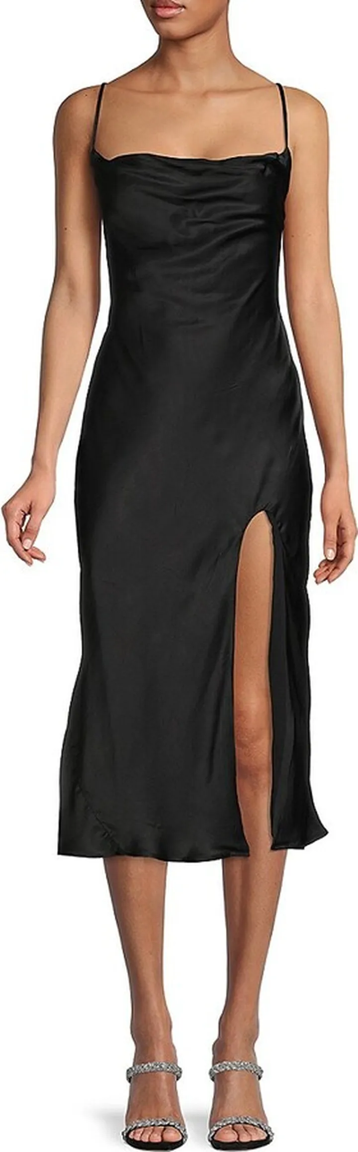Emerie Satin Slip Dress