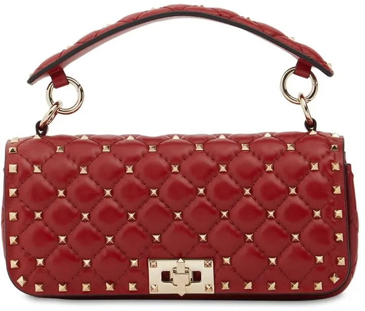 Rockstud Spike leather shoulder bag
