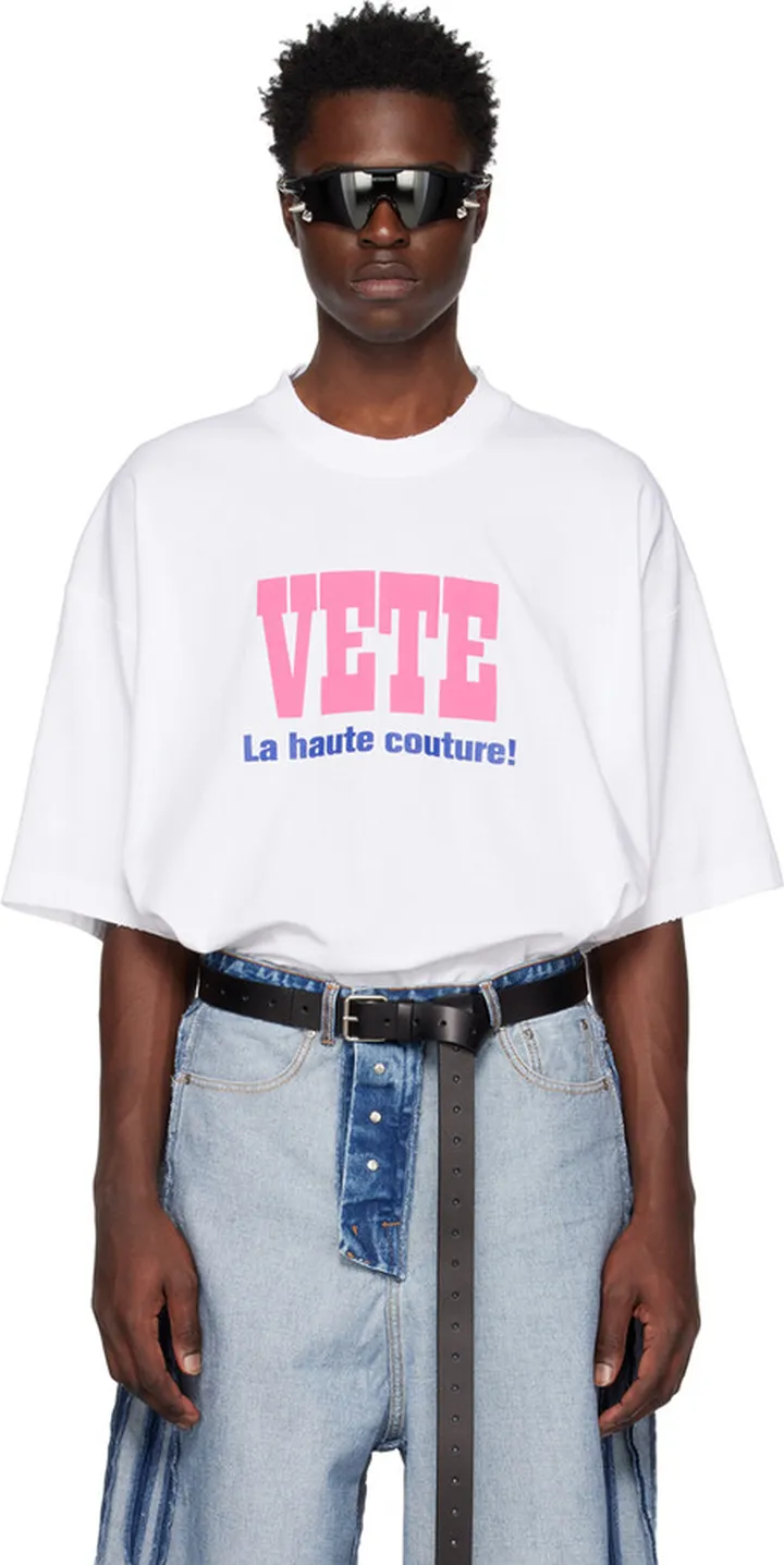 VETEMENTS White 'La Haute Couture' T-Shirt