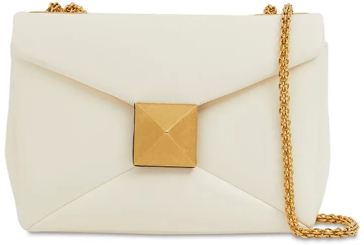 Large One Stud leather shoulder bag