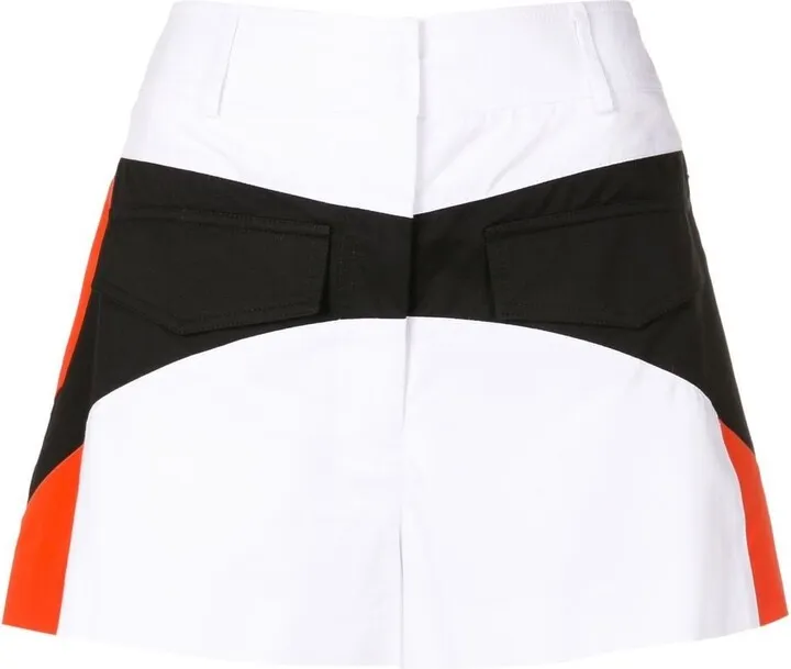 Panelled High-Waisted Shorts