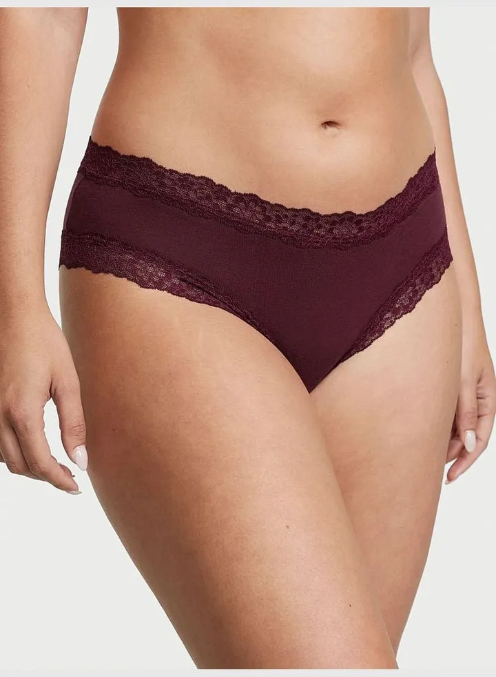 Posey Lace Waist Cotton Cheeky Panty