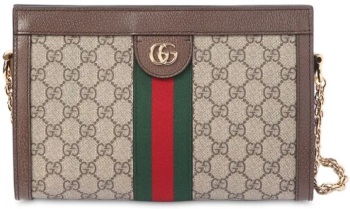 Ophidia Gg Supreme Leather Shoulder Bag