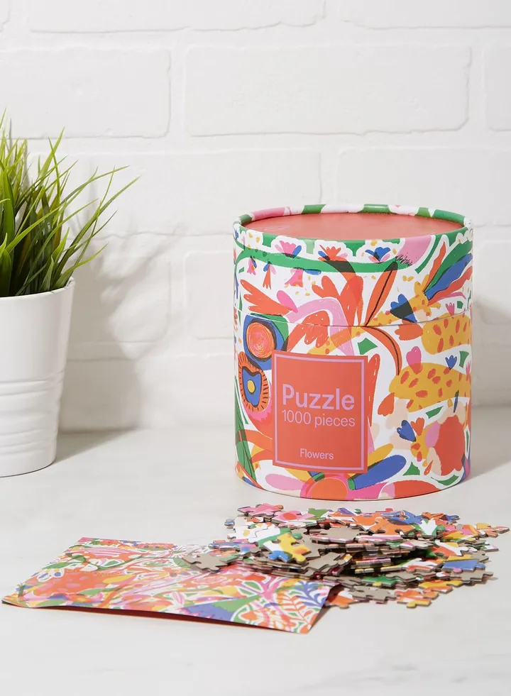 Puzzle, 1000 Pieces, Flowers