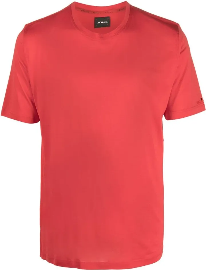 logo-embroidered short-sleeve T-shirt