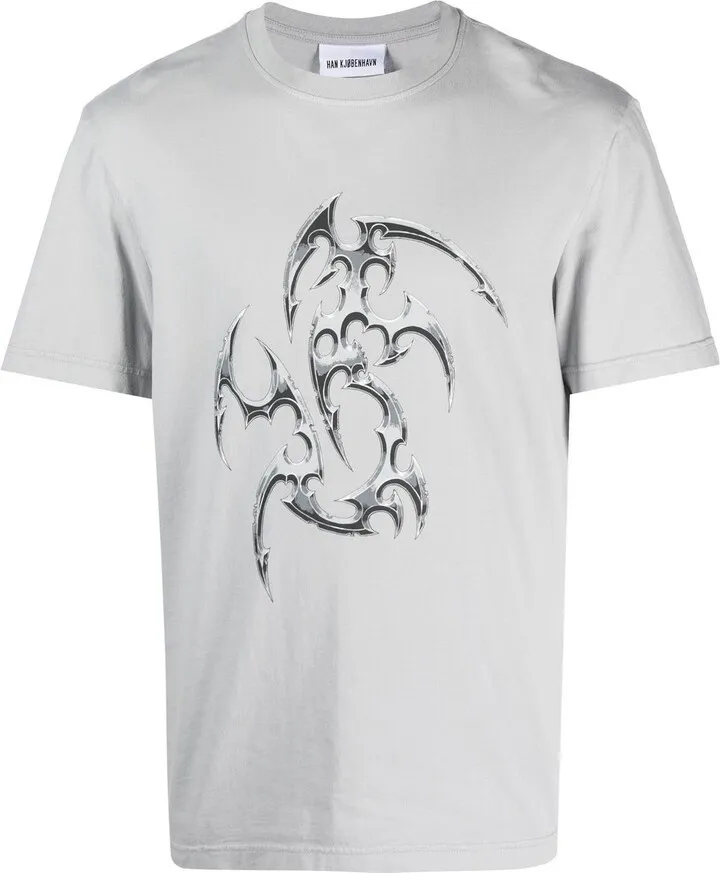graphic-print crew-neck T-shirt