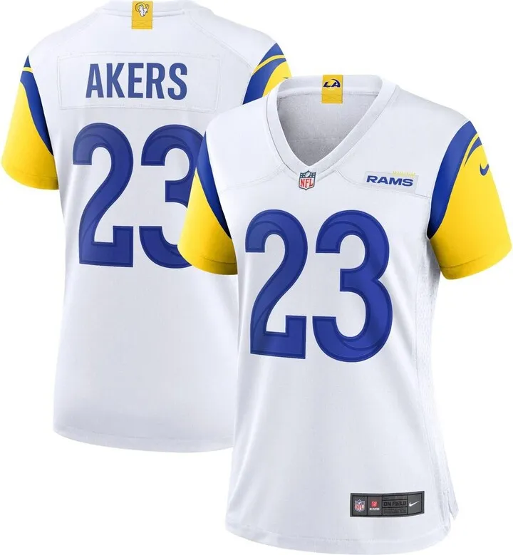 Women's Cam Akers White Los Angeles Rams Game Jersey