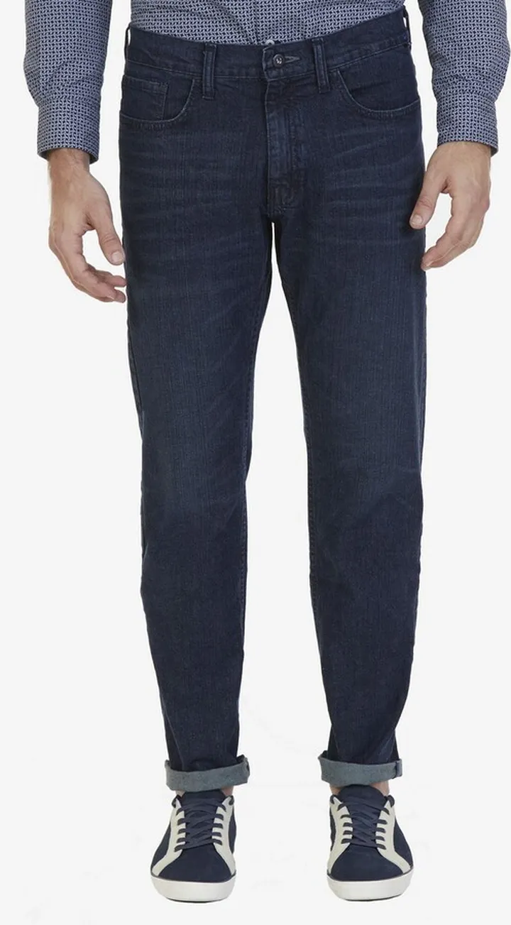 Nautica Mens Big & Tall Relaxed Fit Adriatic Wash 5-Pocket Jeans