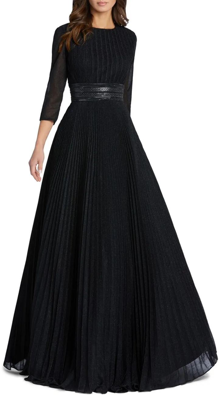 Sparkle Pleated Ballgown