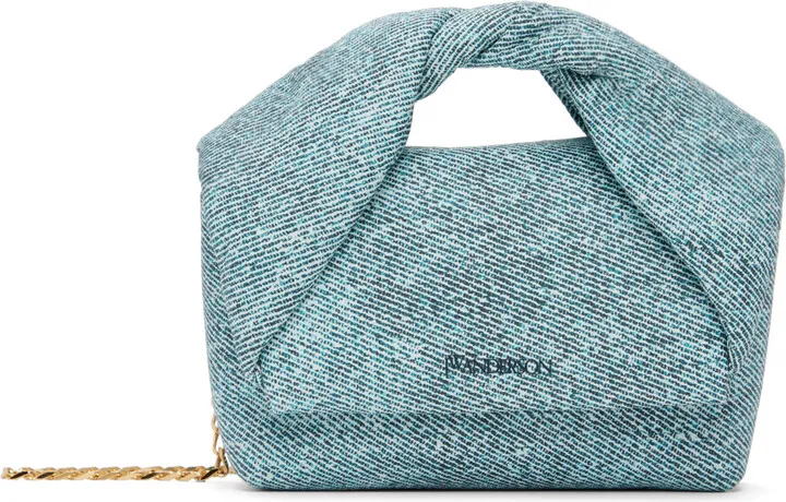 JW Anderson Blue Mini Twister Bag