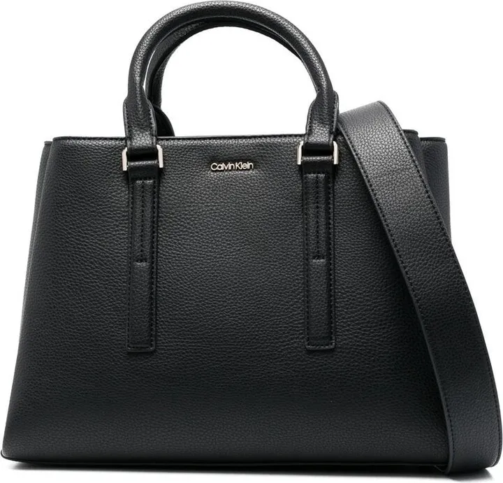 Logo-Plaque Tote Bag