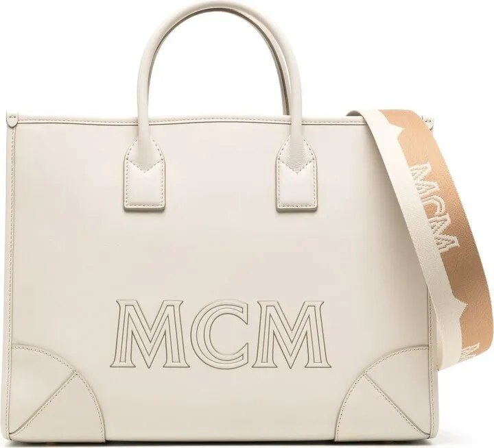 large Munchen logo-embossed tote bag
