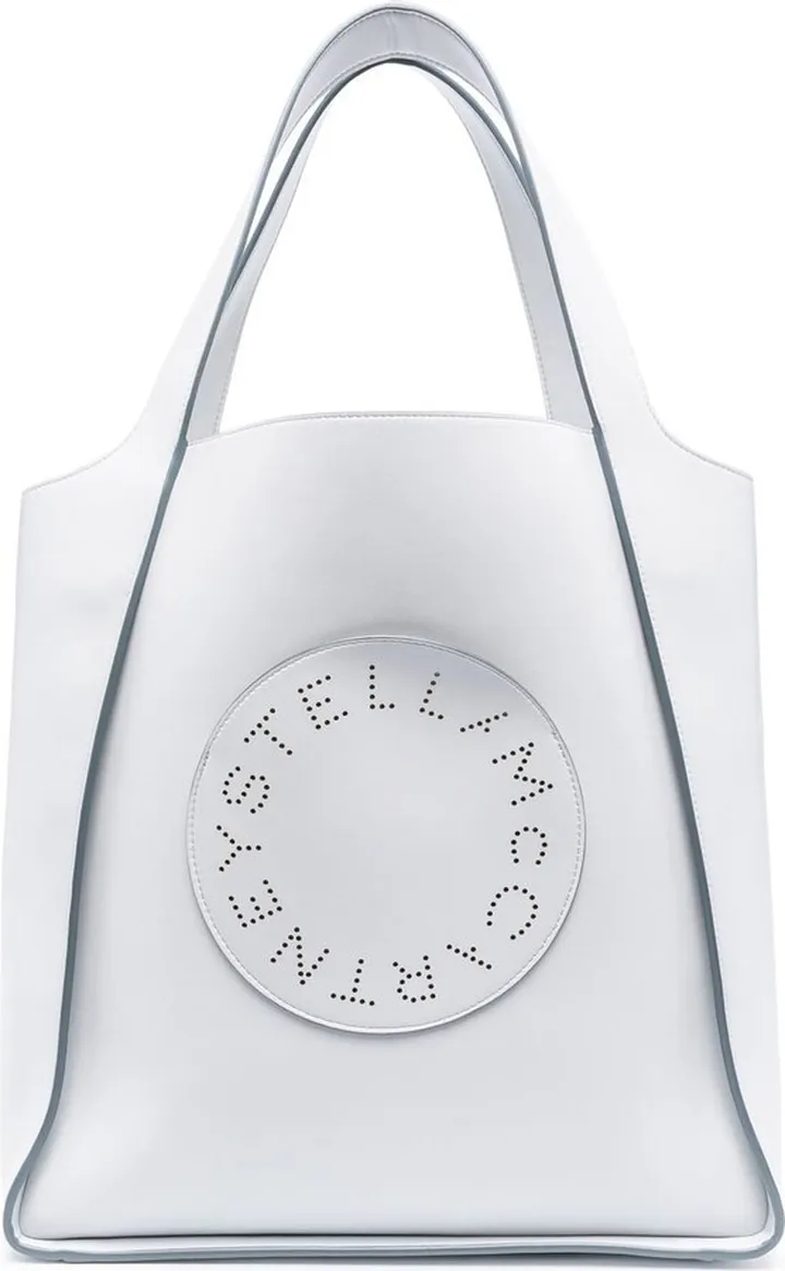 Stella perforated-logo tote bag