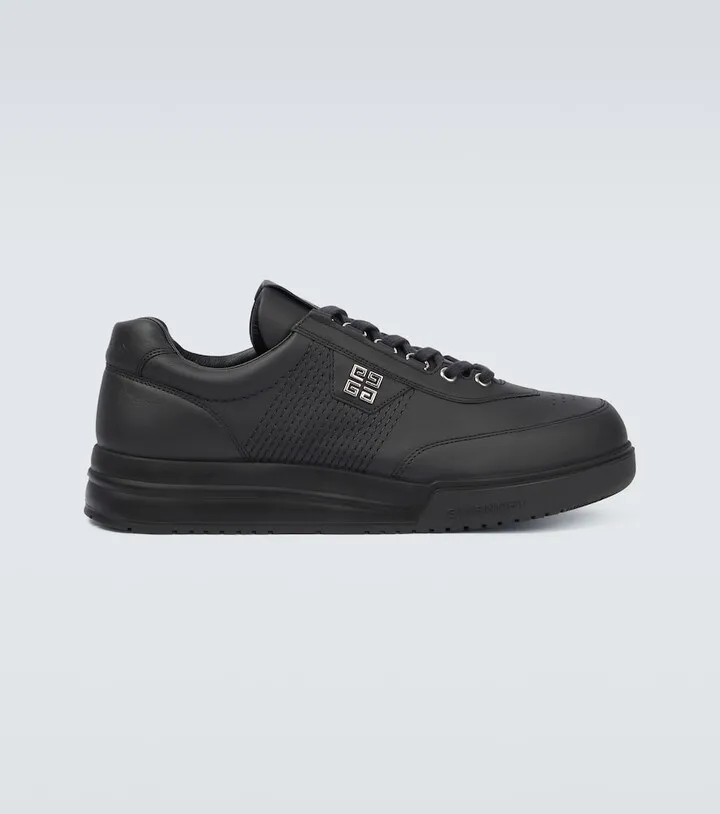 4G leather sneakers