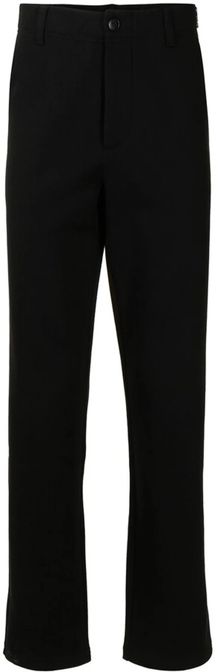 Straight-Leg Elastic Waist Trousers