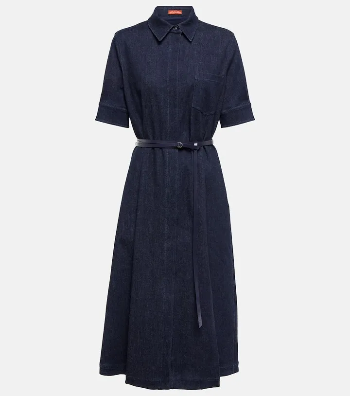 Kieran denim midi dress