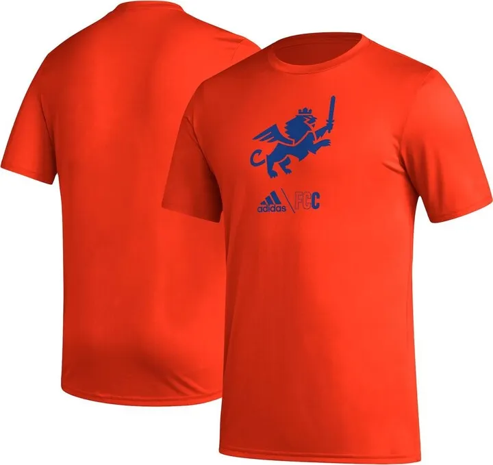 Men's adidas Orange Fc Cincinnati Icon T-shirt