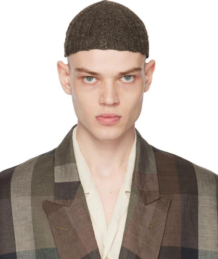 Magliano Brown Borrowed Beanie