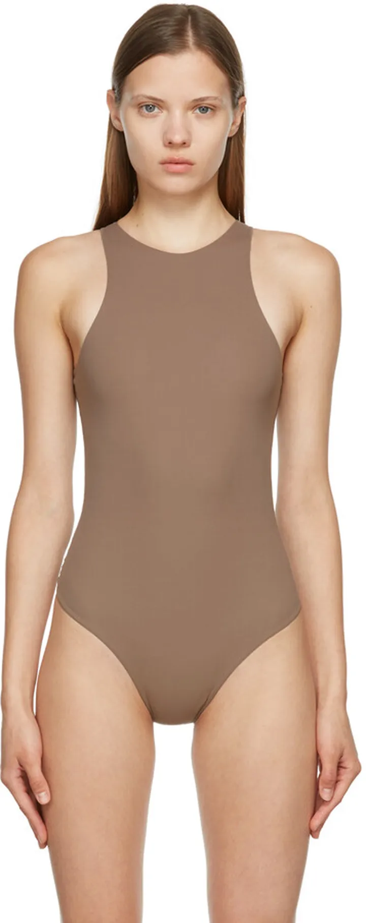 SKIMS Taupe Fits Everybody High Neck Bodysuit