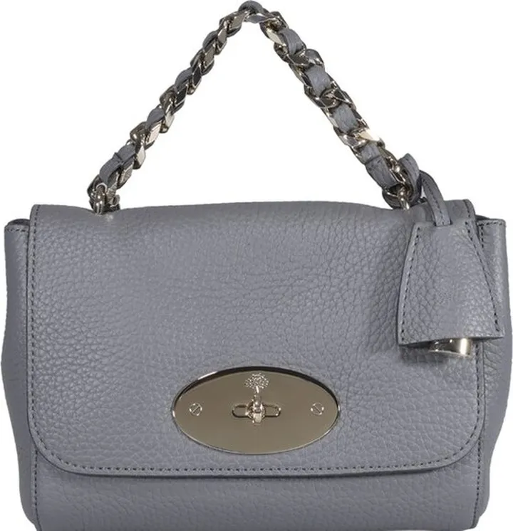 Mulberry Lily Twist-Lock Foldover Tote Bag