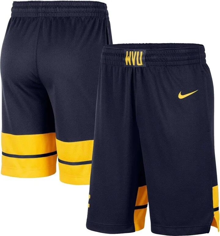 Men's Nike Navy West Virginia Mountaineers Replica Team Basketball Shorts