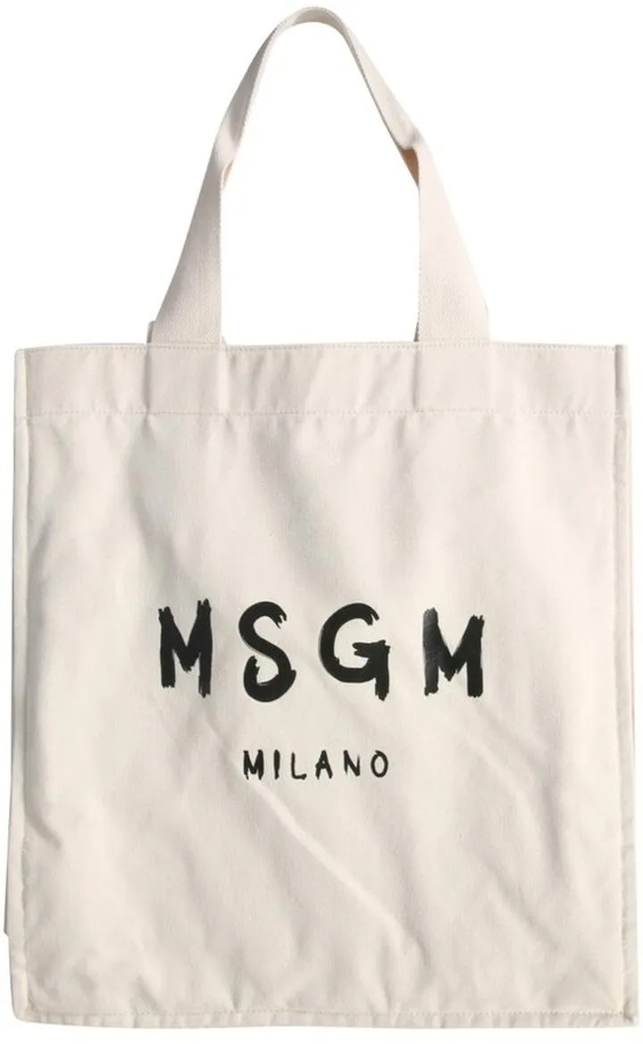 MSGM Logo Print Tote Bag