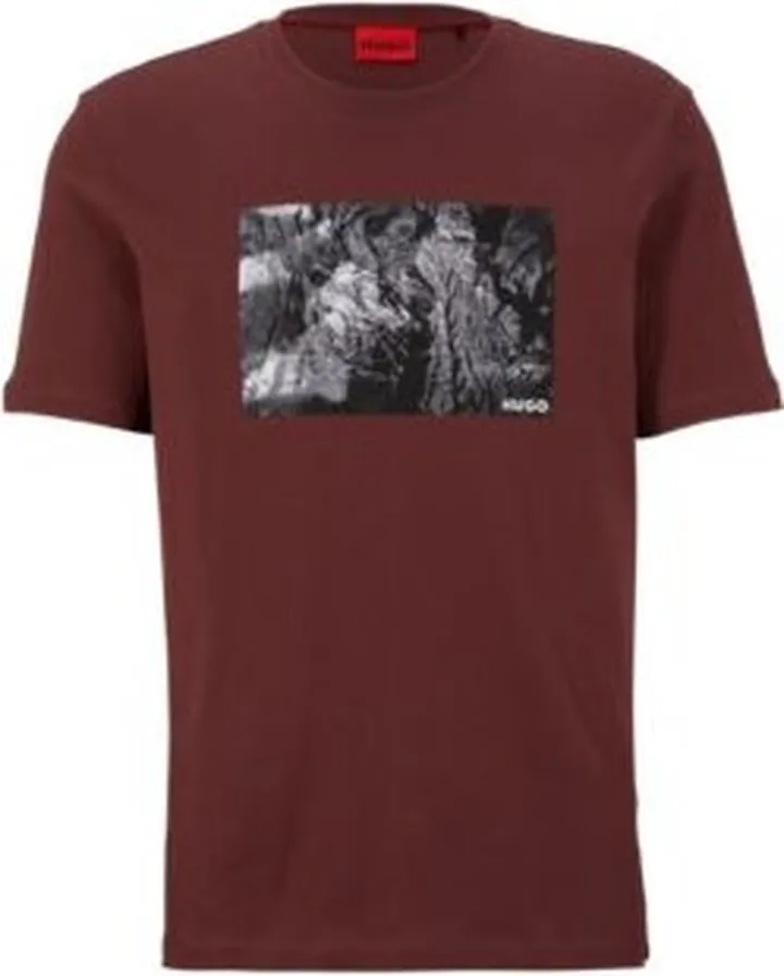 Cotton-jersey regular-fit T-shirt with graphic print