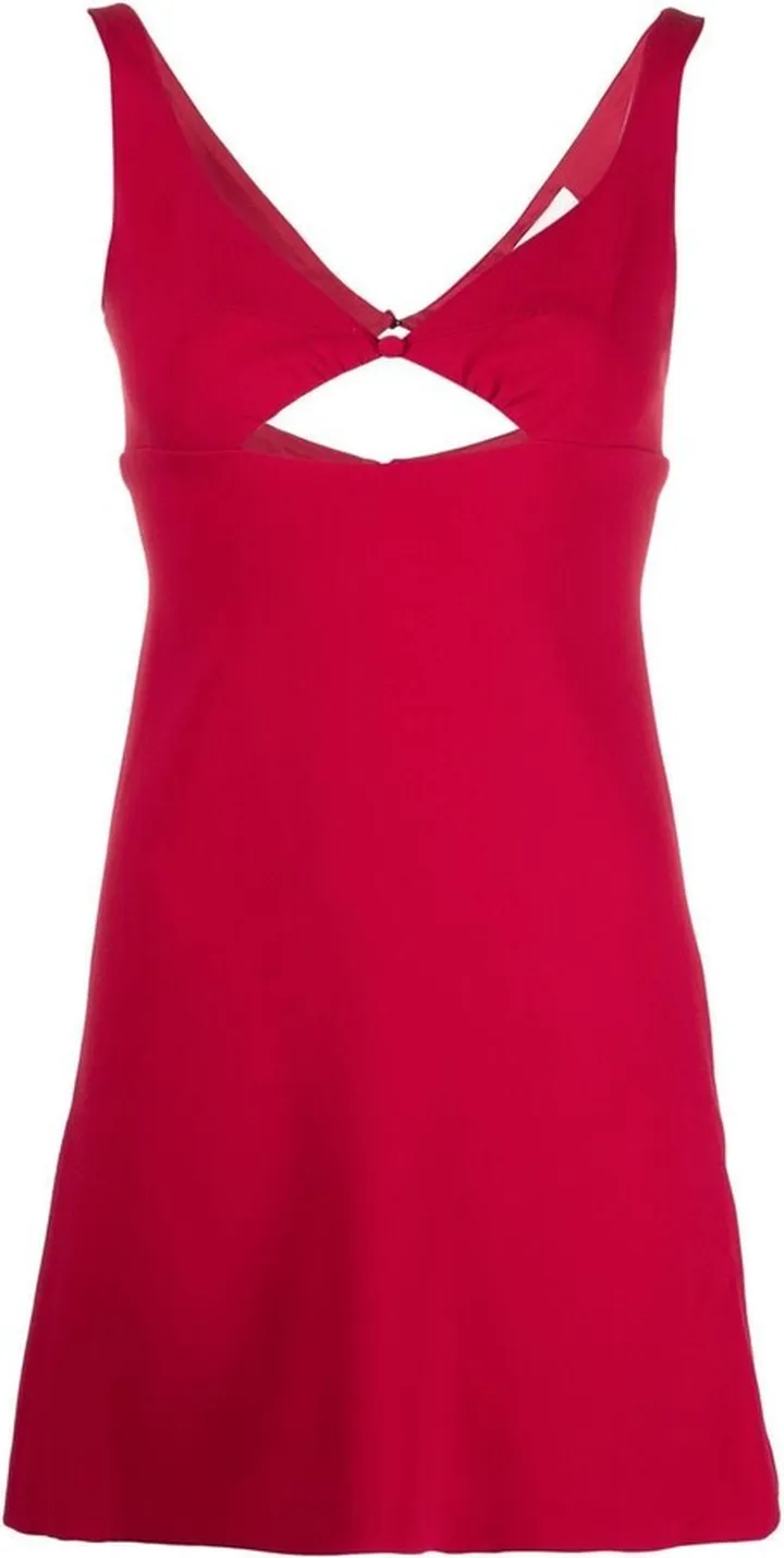 Cut-Out Detail Mini Dress