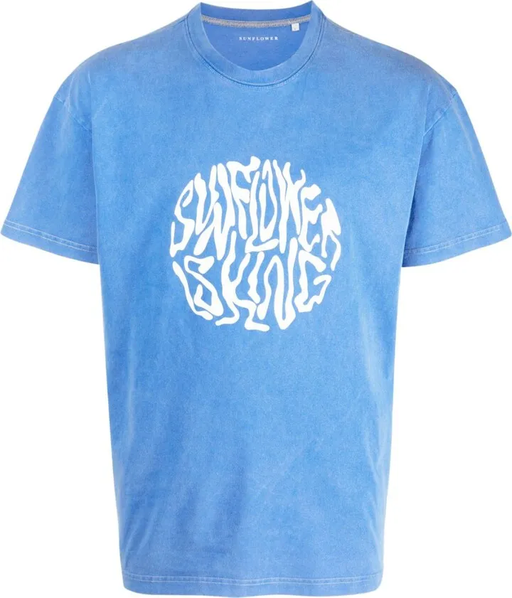 logo-print crew-neck T-shirt