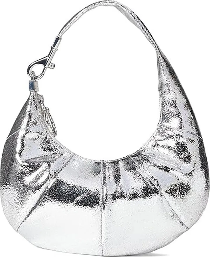 Rebecca Minkoff Mini Croissant (Silver) Handbags