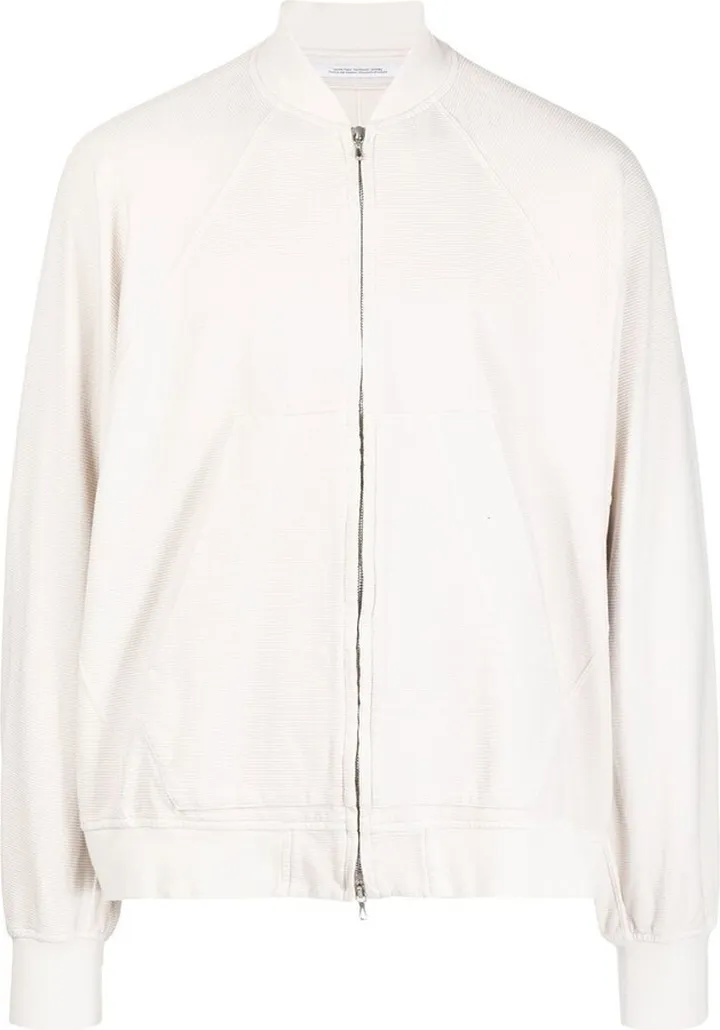 Ribbed Cotton Bomber Jacket