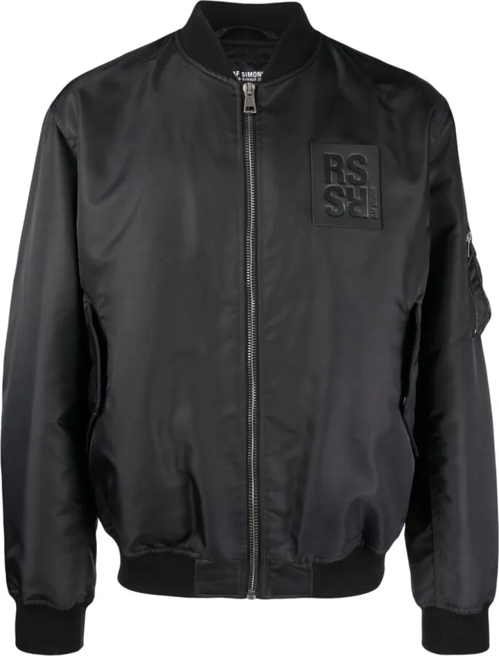 Logo-Patch Bomber Jacket