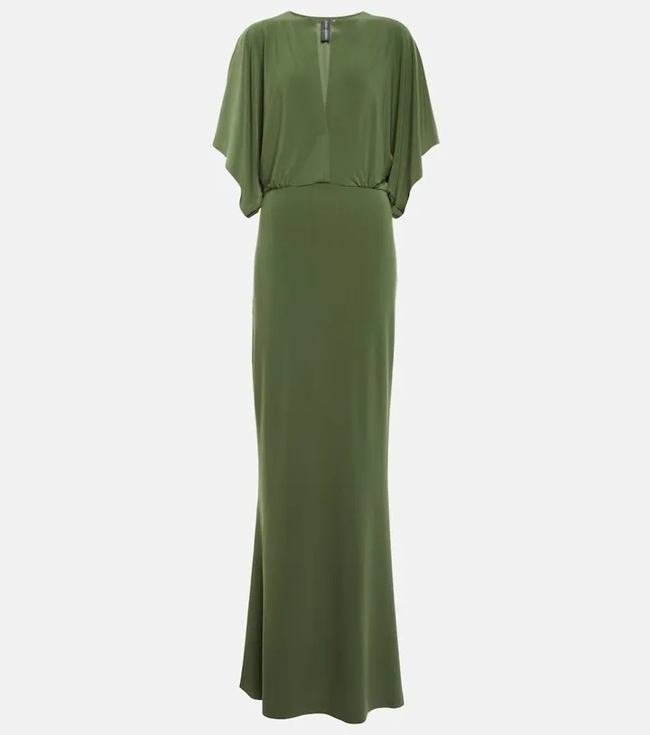 Obie fishtail maxi dress