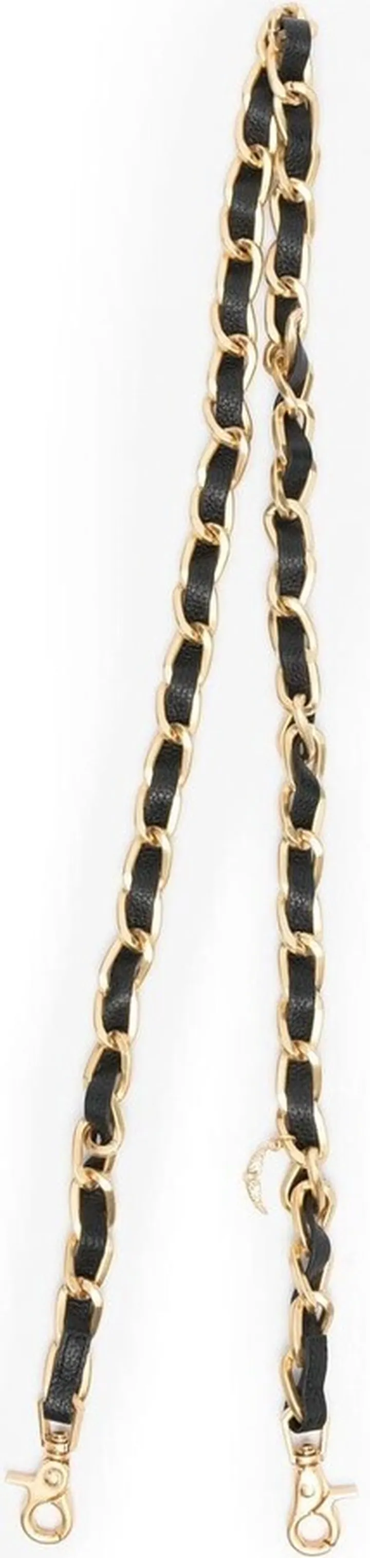 Chain And Leather Bag Strap
