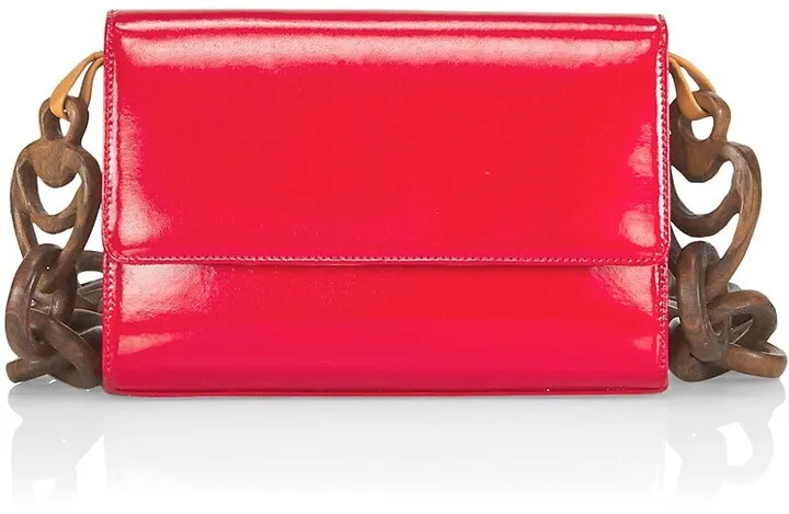 Lijadu Billfold Patent Leather Shoulder Bag