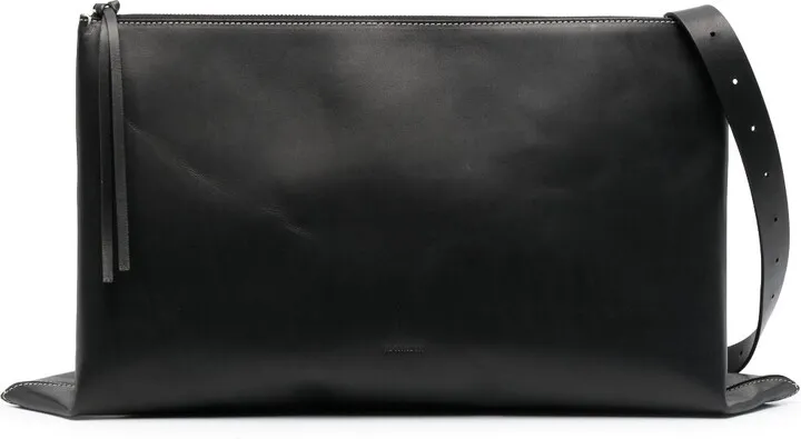 JIL SANDER- Empire Leather Shoulder Bag