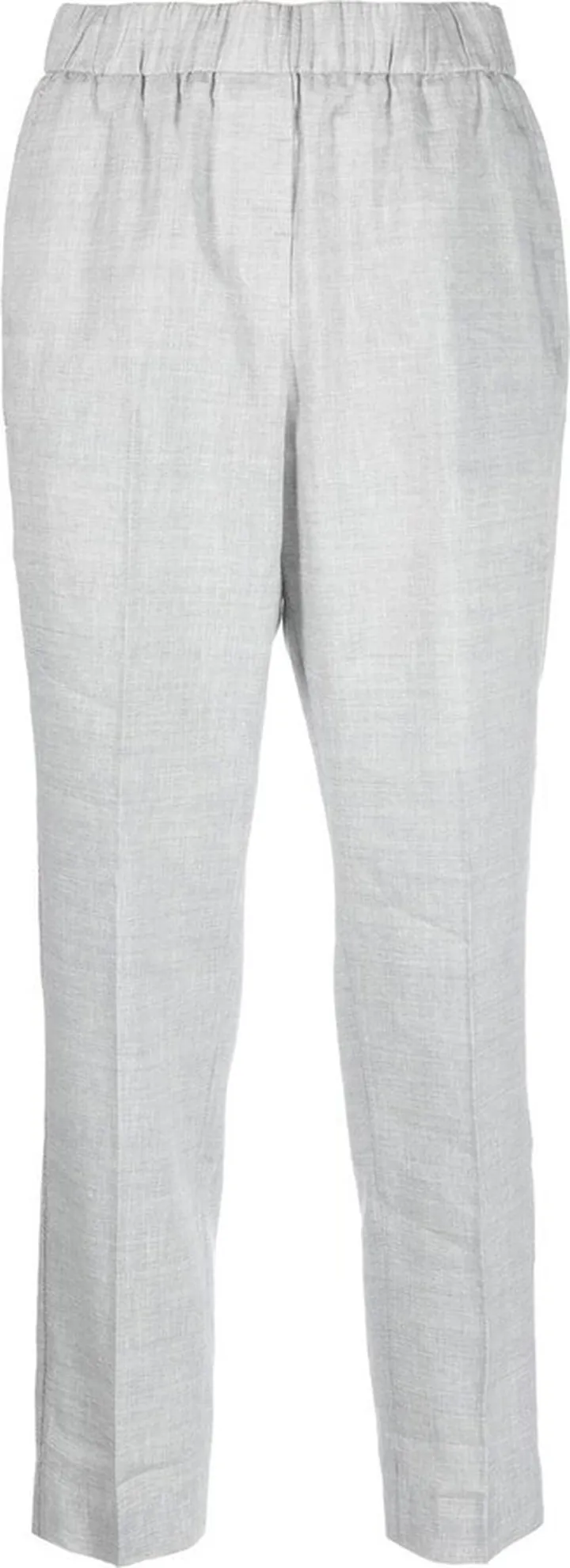 Elasticated Cropped Trousers