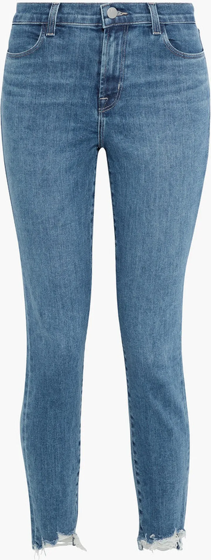 Alana distressed mid-rise skinny jeans