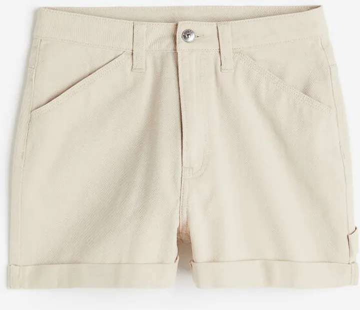 High Waist Cargo Shorts