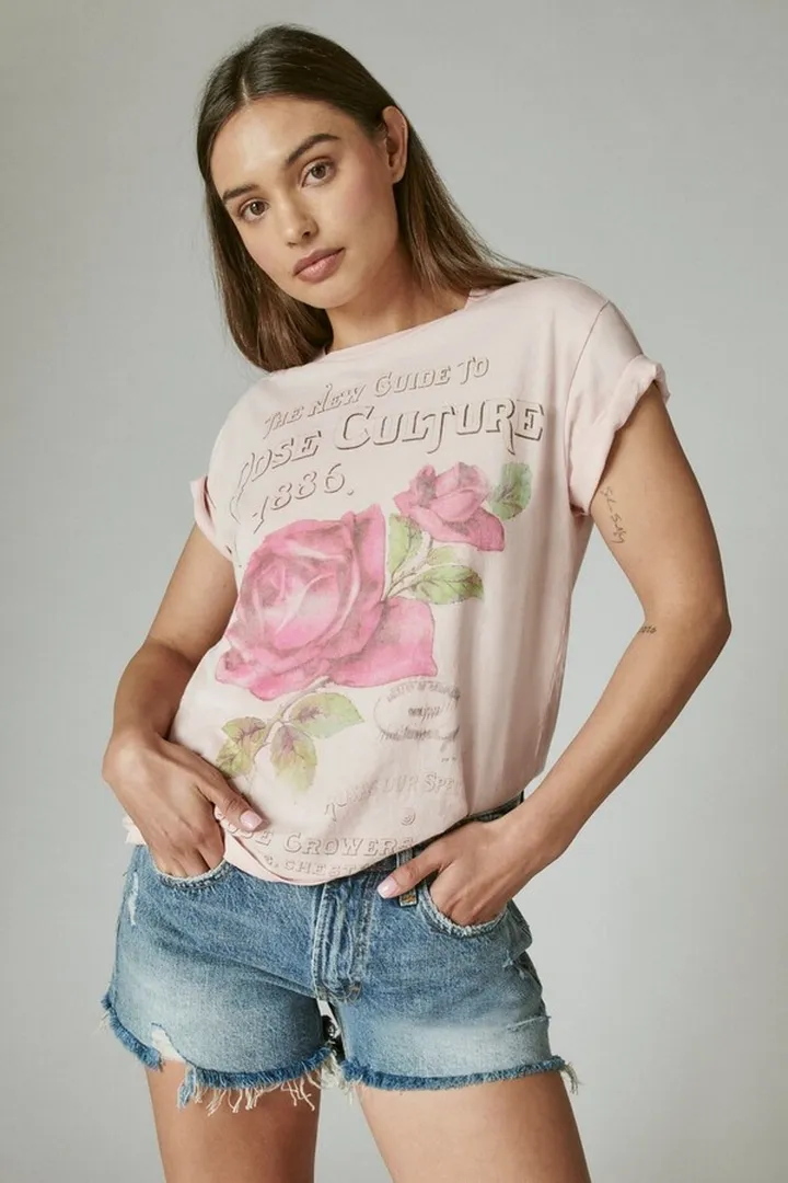 Rose Boyfriend Tee