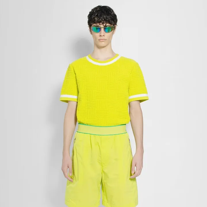 Bottega Veneta Man Green T-Shirts