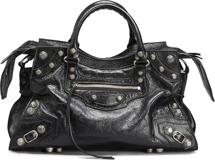 Neo Cagole City Lambskin Leather Tote Bag