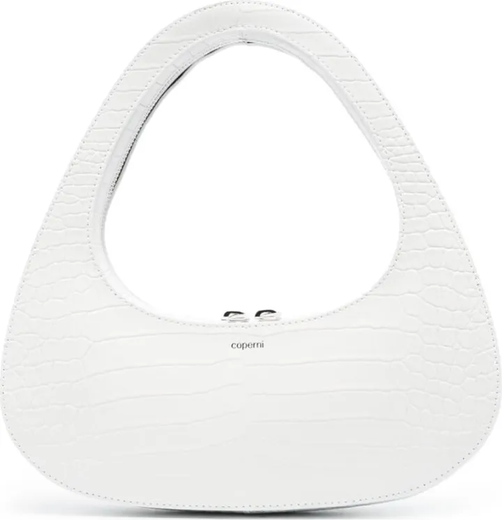 Swipe leather shoulder bag