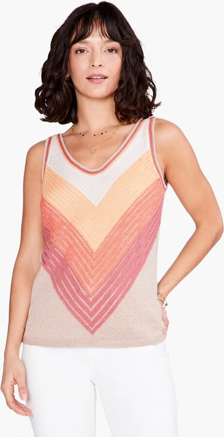 Sun Ray Crochet Tank