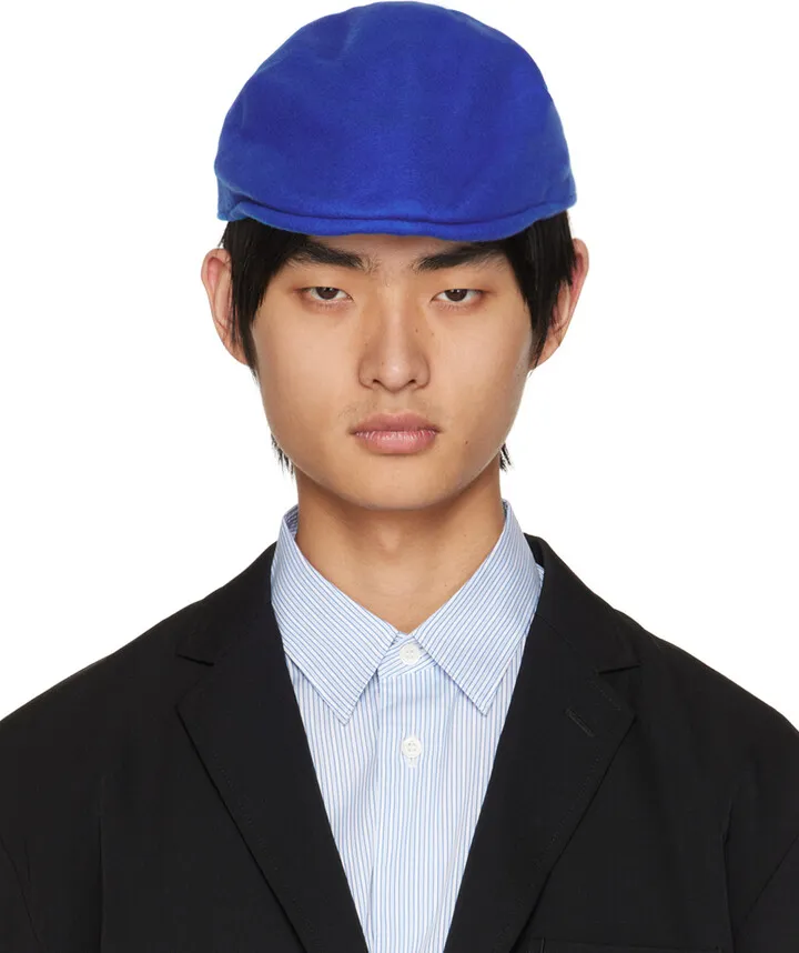 Comme des Garçons Shirt Blue Brushed Cap