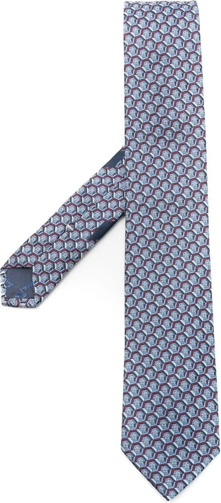 Gancini jacquard silk tie
