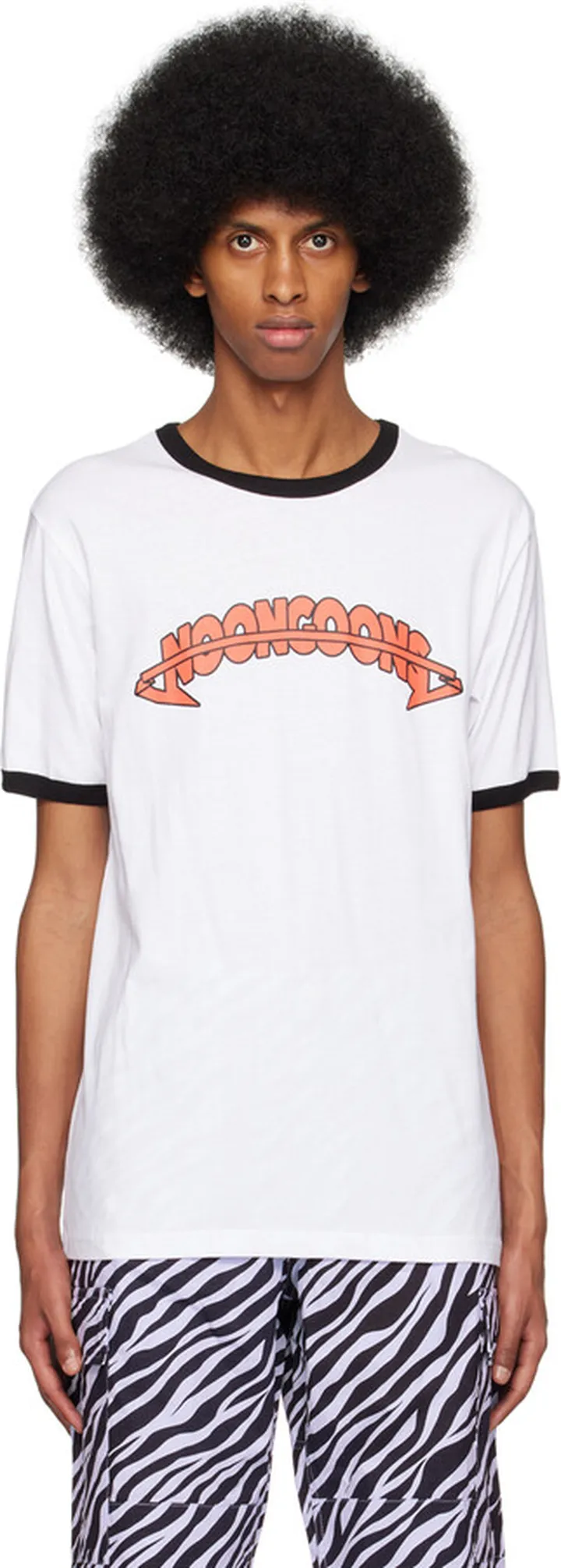 Noon Goons SSENSE Exclusive White Devilish Ringer T-Shirt