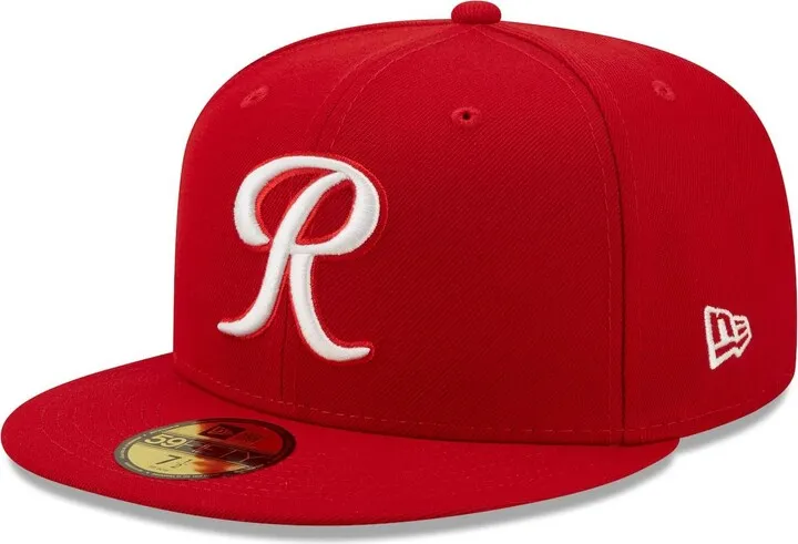 Men's New Era Red Tacoma Rainiers Authentic Collection 59FIFTY Fitted Hat