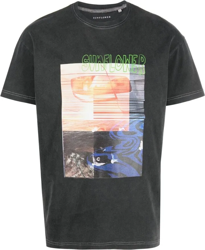 logo-print short-sleeved T-shirt