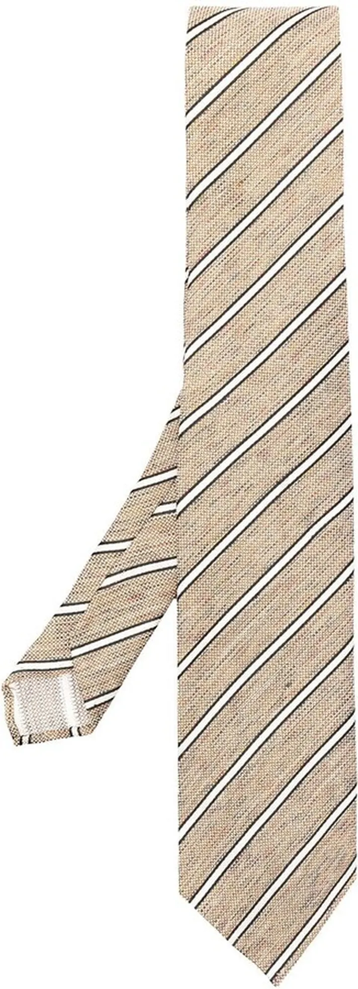 Stripe-Print Silk Woven Tie